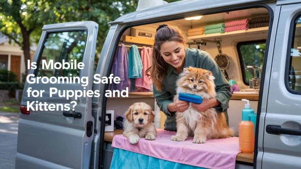 Is Mobile Grooming Safe for Puppies and Kittens?