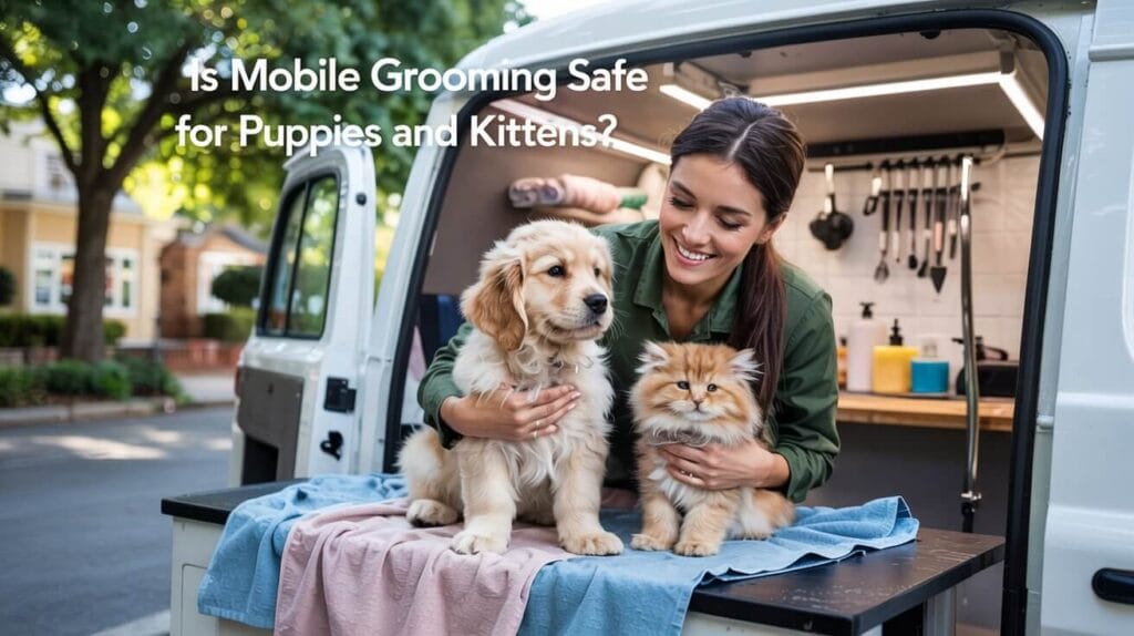 Is Mobile Grooming Safe for Puppies and Kittens?
